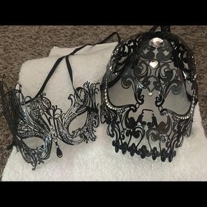 His and her masquerade masks